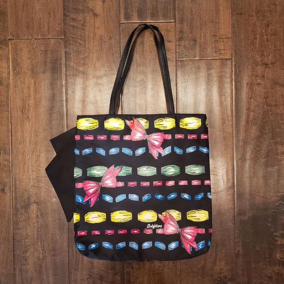 Big Bow Ribbon Print Purse Bag - Picture 3 of 5